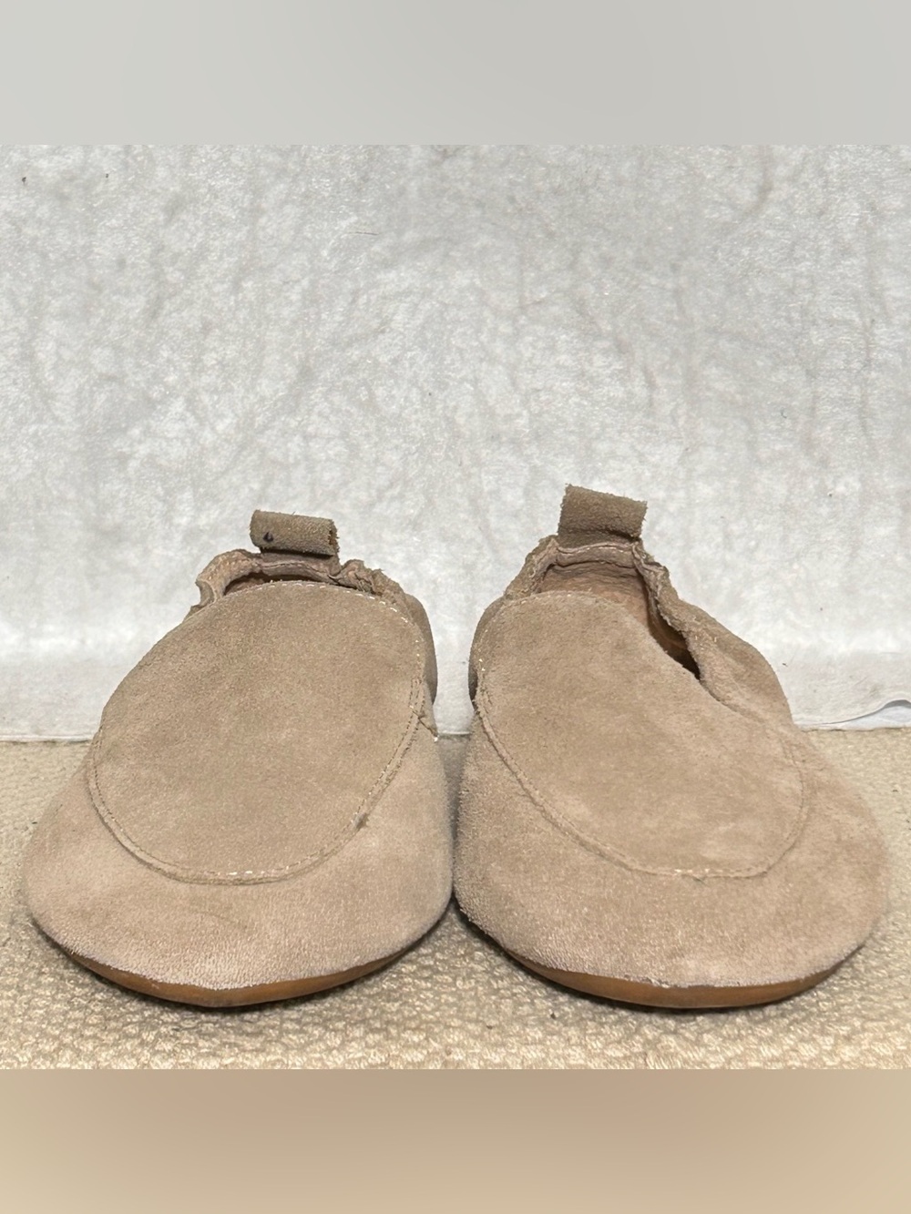 Lucky Brand Womens MyLyndia Tan Suede Bendable Casual SlipOn Loafer Shoes SZ 7M - Picture 3 of 11